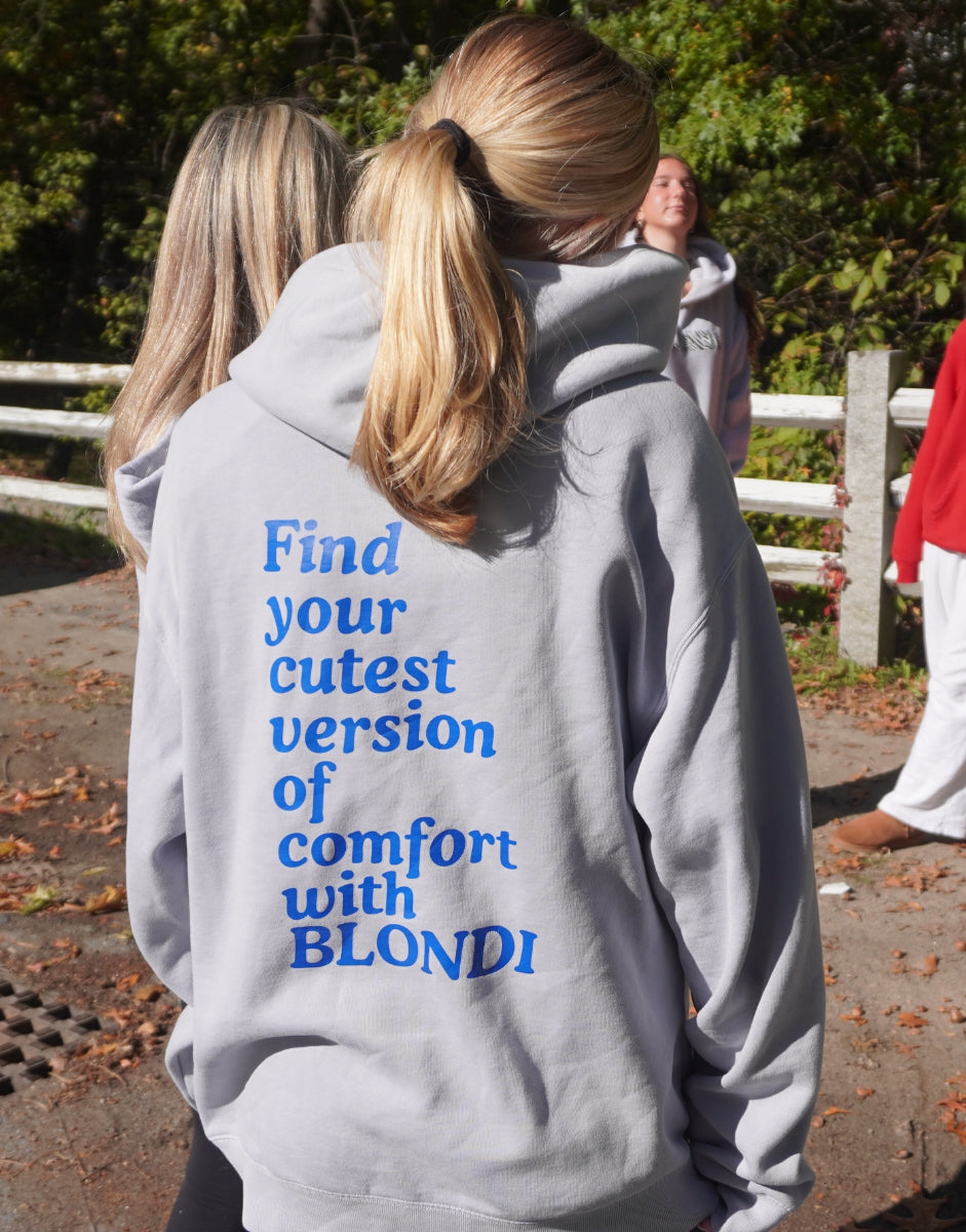 bleu blondi hoodie