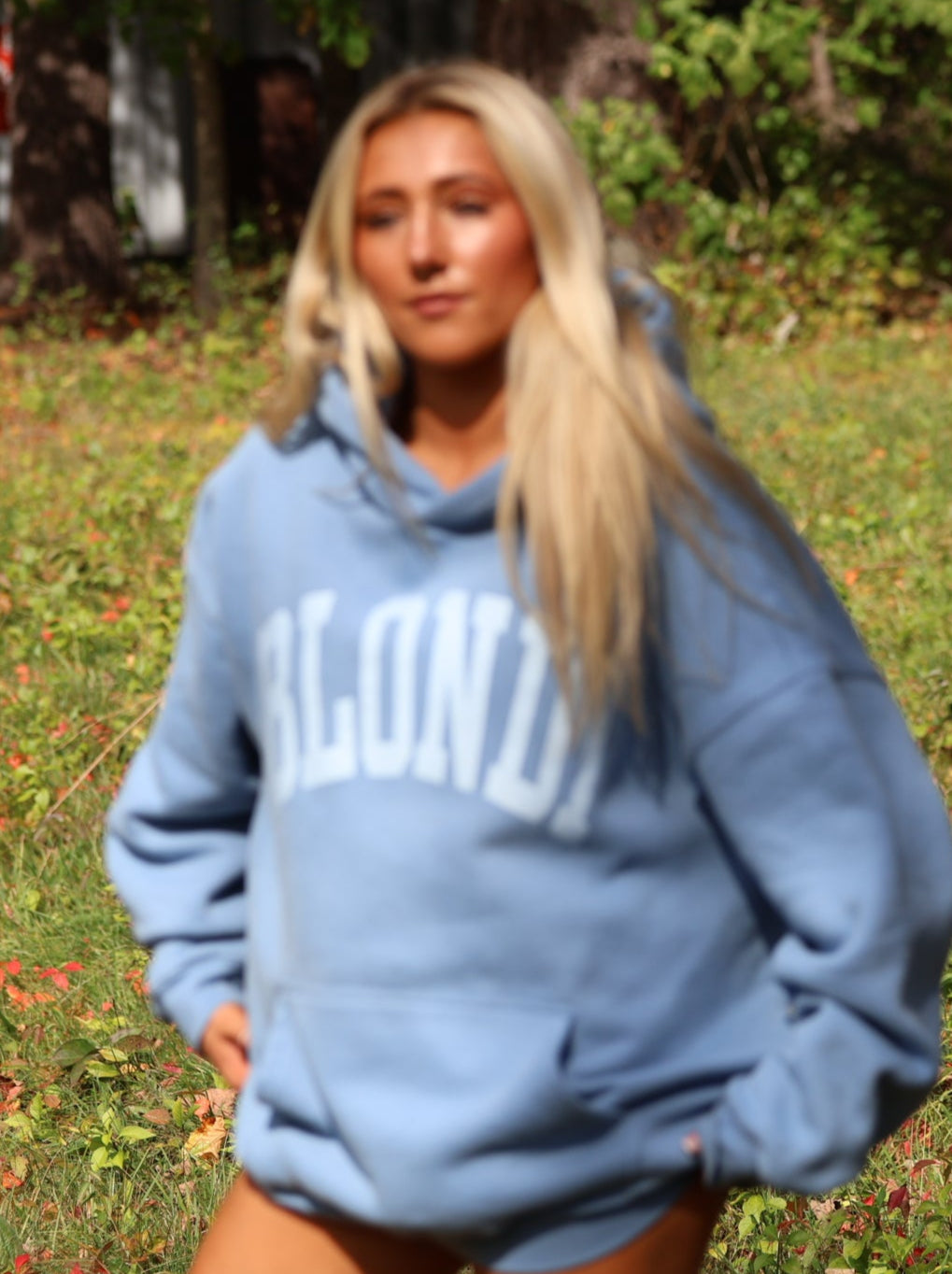 Blue Varsity Hoodie