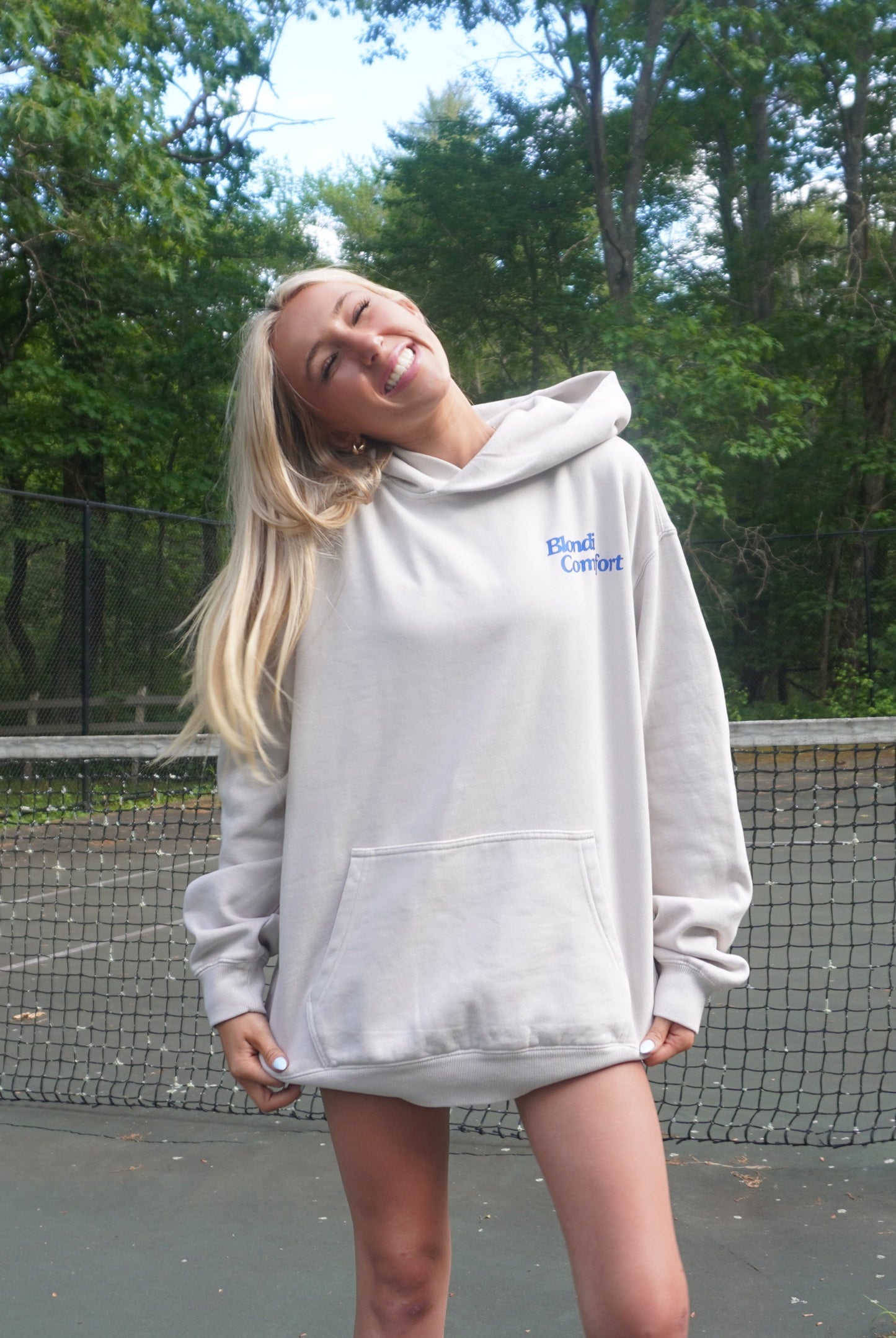 bleu blondi hoodie