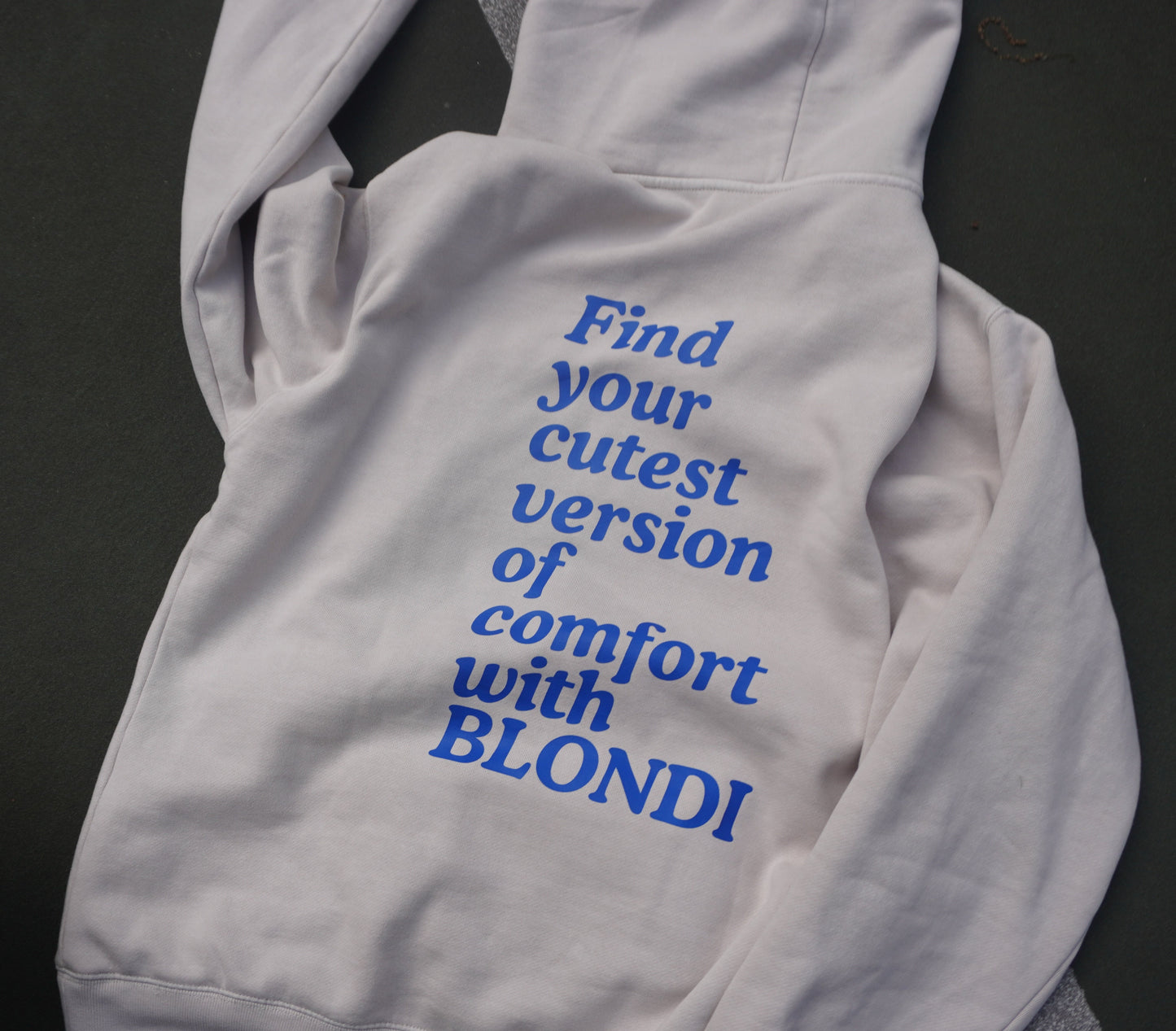 bleu blondi hoodie