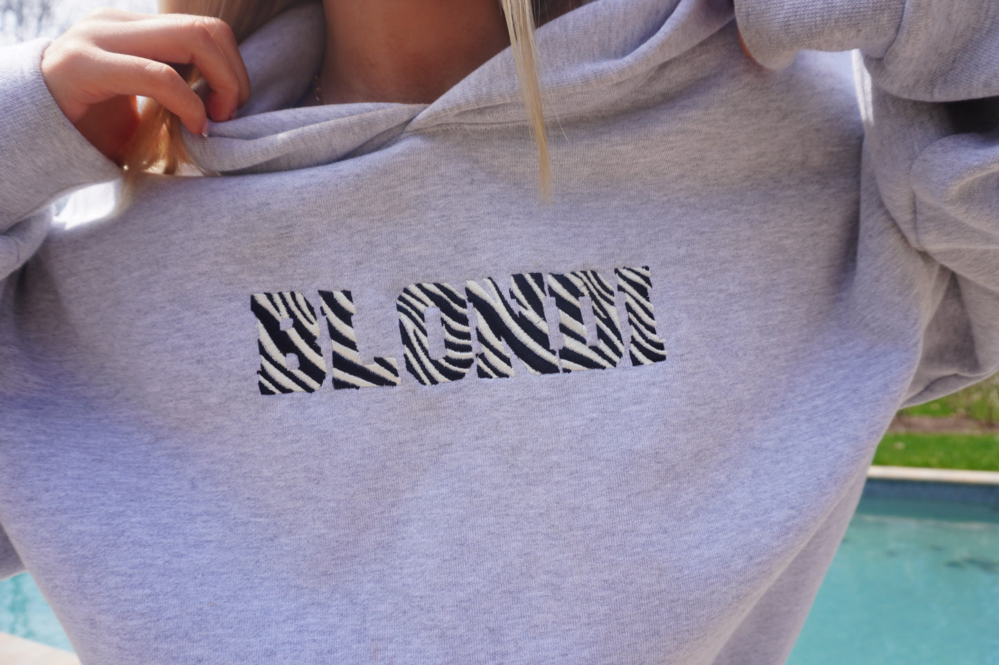 zebra hoodie