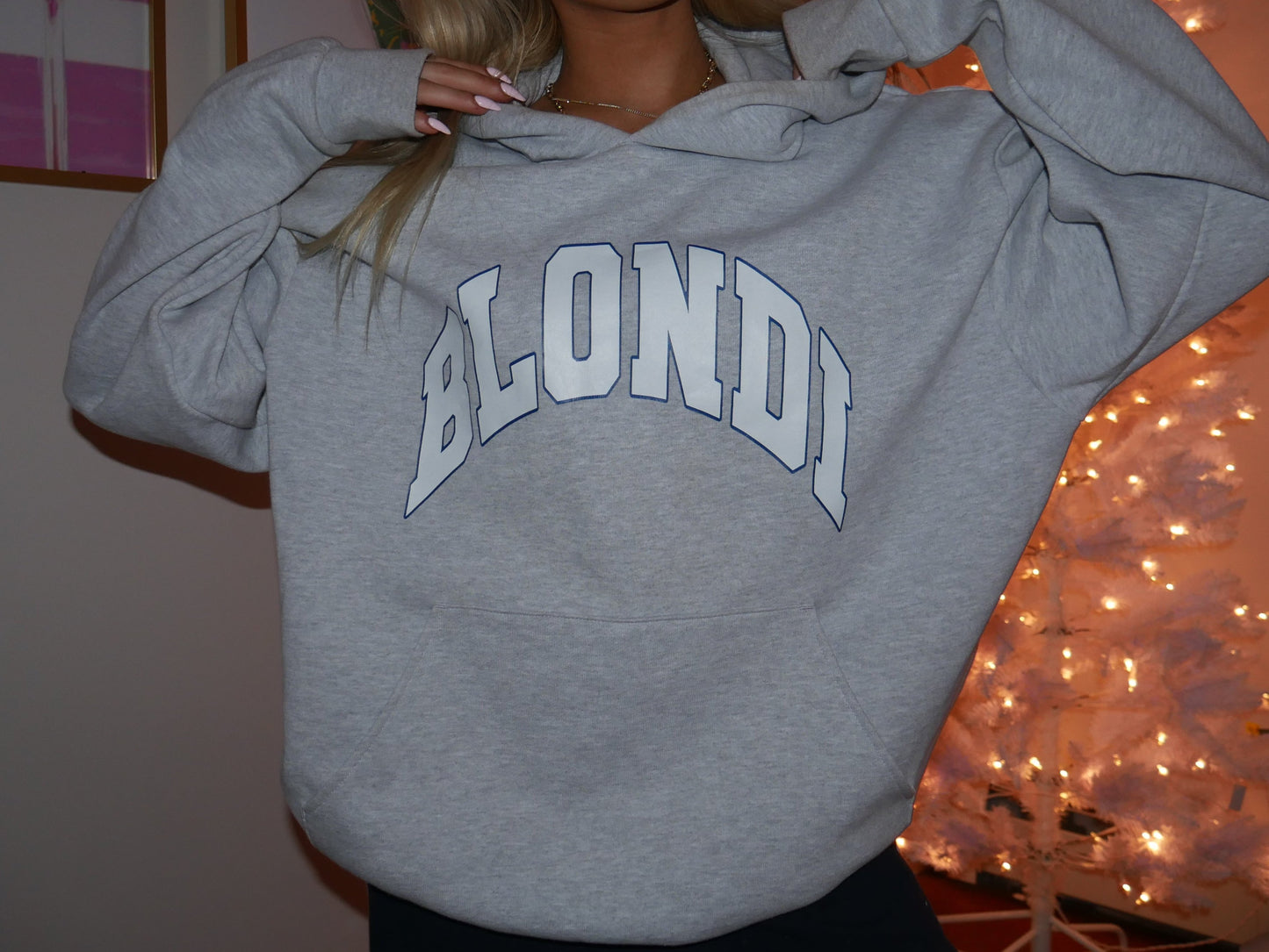 BLONDI varsity hoodie